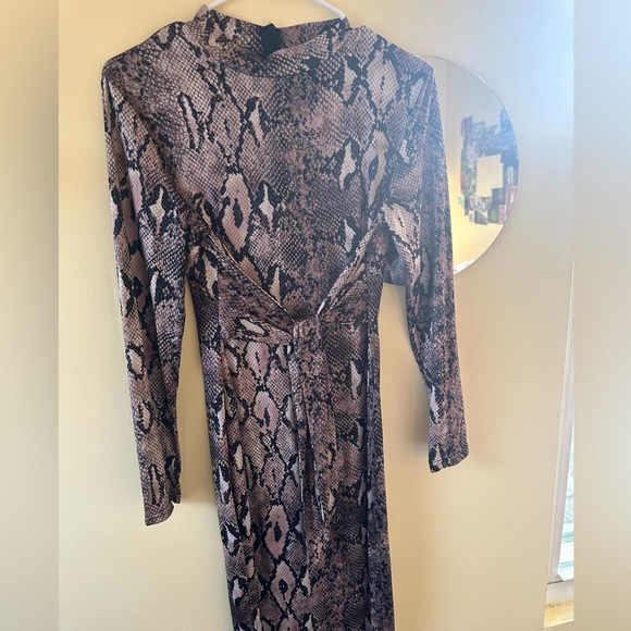 Snakeskin print midi dress - Picture 6 of 6